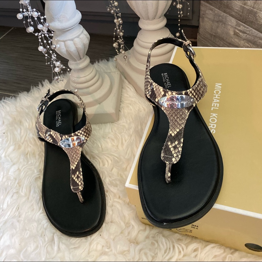 Snake Skin Sandals